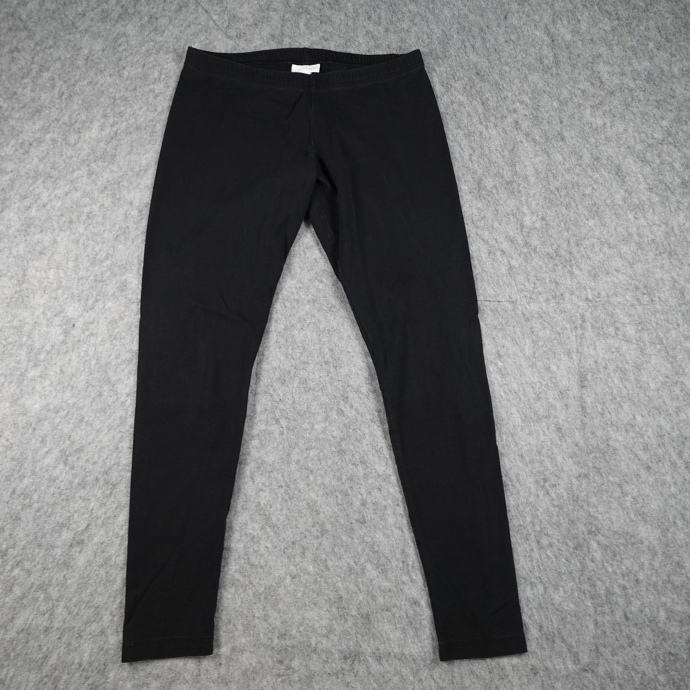 J Jill Leggings Womens Small Missy‎ Black Pima Cotton Stretch Elastic Waist